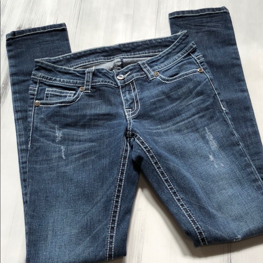 PRICE ⬇️ DENIM SKINNY JEANS 28” WAIST